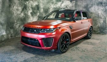 2018 Land Rover Range Rover Sport SVR full